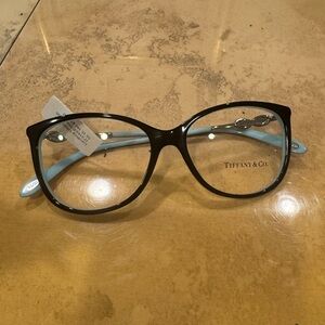 Tiffany & Co. Black Glasses with Large Square Frame
